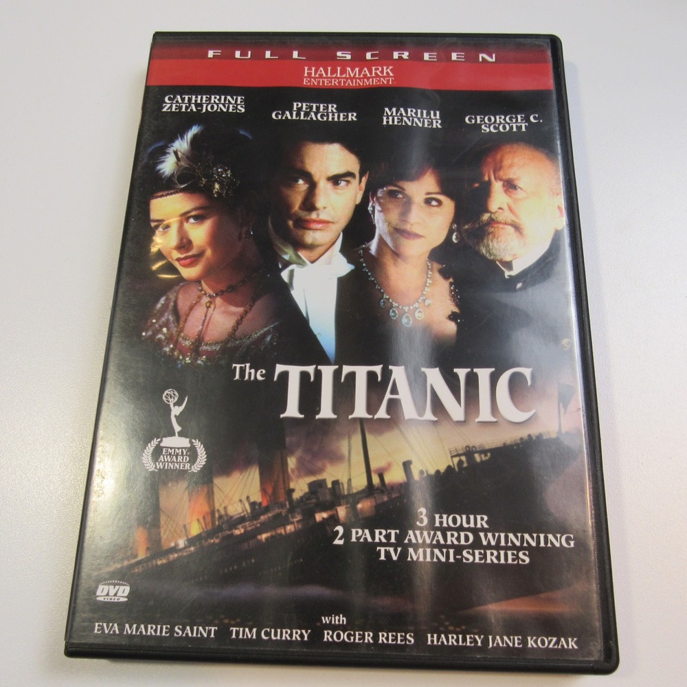 The Titanic‎ DVD Full Screen Hallmark Entertainment 3 Hour Mini-Series